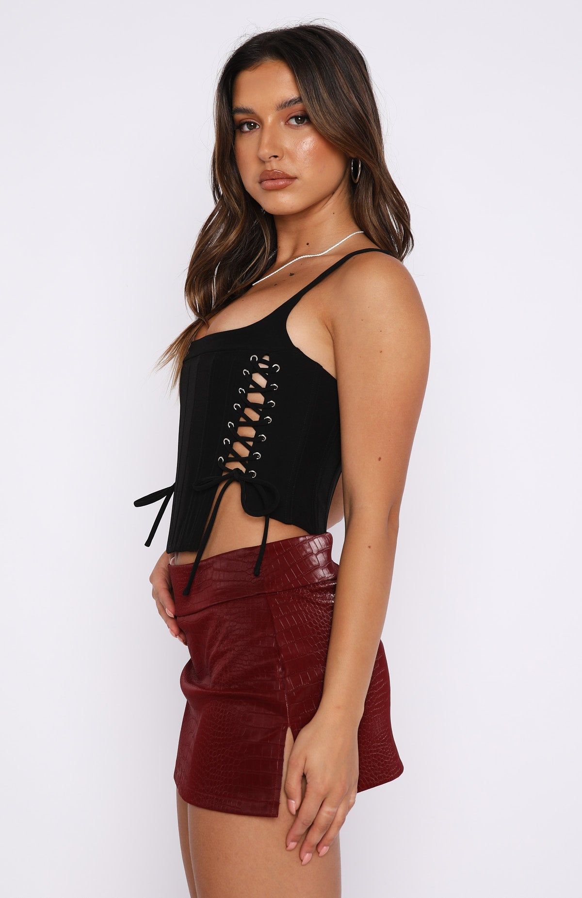 Some Like It Hot Bustier Black sold by White Fox Boutique product image thumbnail 3