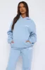 Angel Energy Oversized Hoodie Blue sold by White Fox Boutique