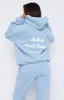 Angel Energy Oversized Hoodie Blue sold by White Fox Boutique