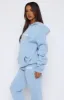 Angel Energy Oversized Hoodie Blue sold by White Fox Boutique