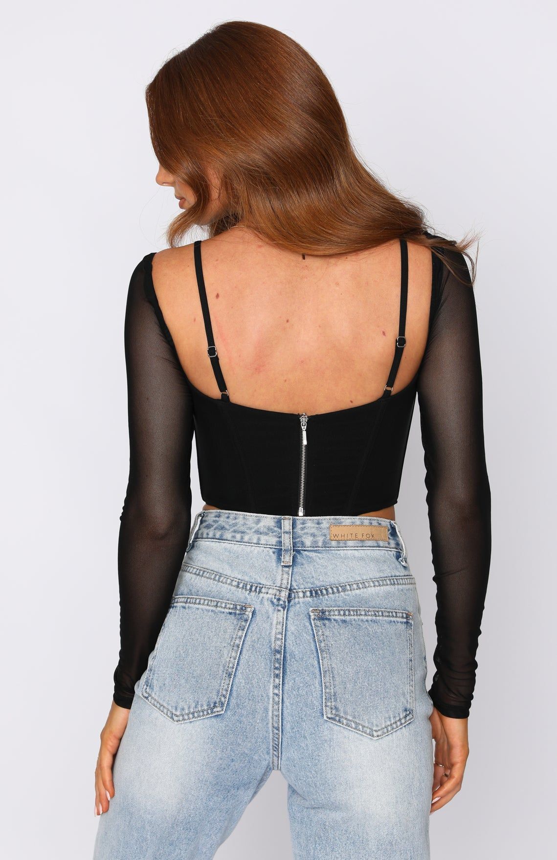 More Than Basic Long Sleeve Bustier Black sold by White Fox Boutique product image thumbnail 4