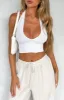 Get With It Halter Top White sold by White Fox Boutique