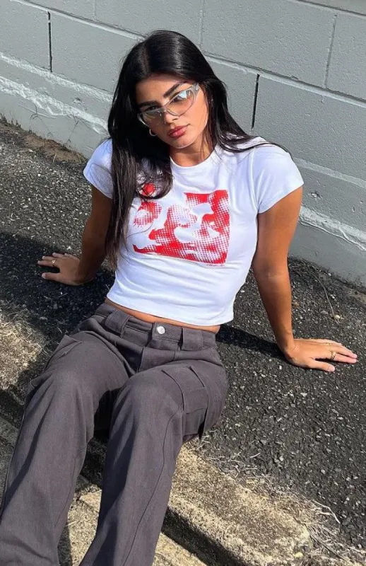 Best Of You Baby Tee White sold by White Fox Boutique