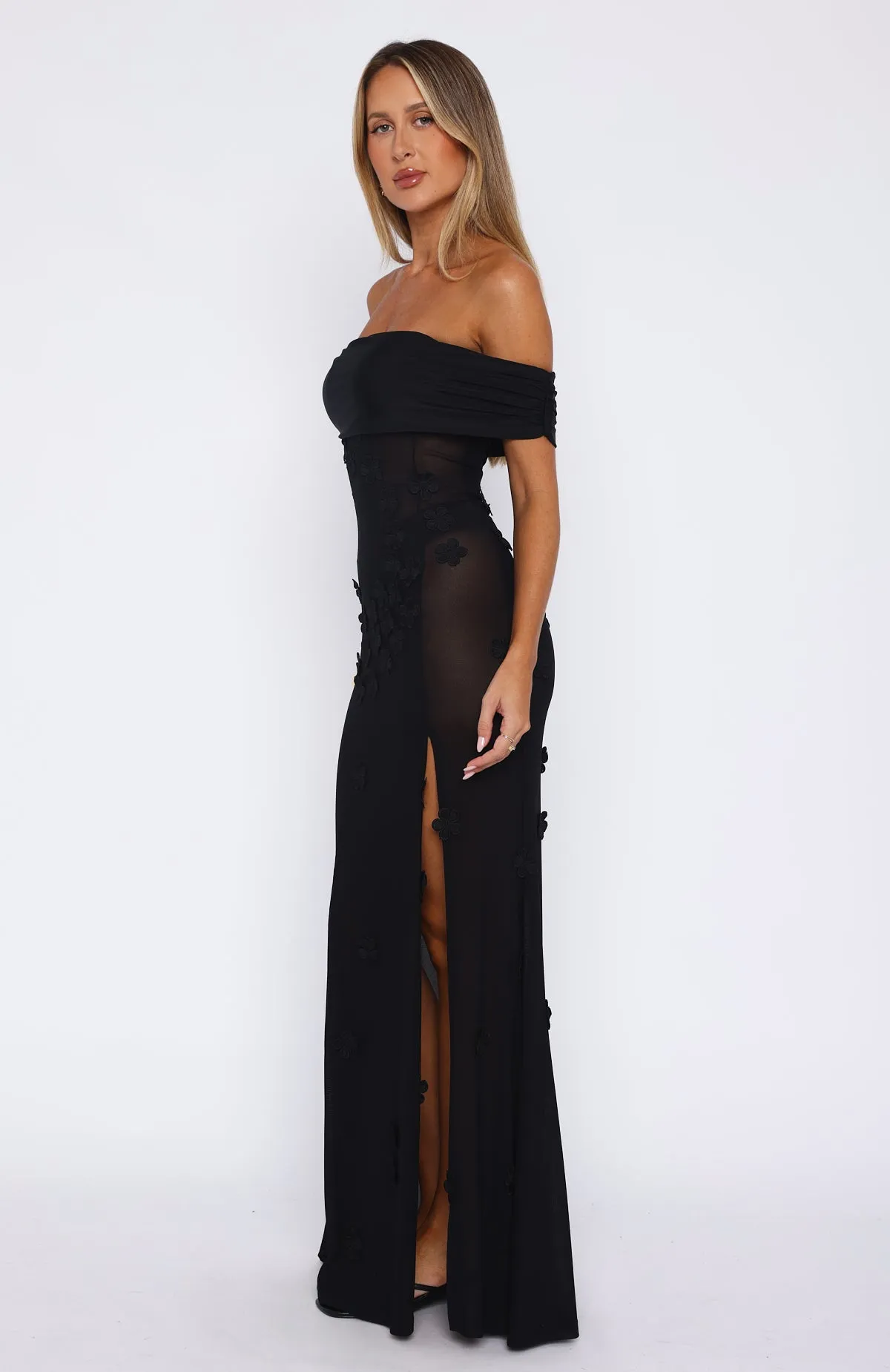 Loved The Most Maxi Dress Black sold by White Fox Boutique product image thumbnail 3