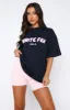 Limited Edition Offstage Oversized Tee Sapphire sold by White Fox Boutique