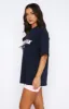 Limited Edition Offstage Oversized Tee Sapphire sold by White Fox Boutique