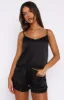 Sleep Tight Pyjama Set Black sold by White Fox Boutique