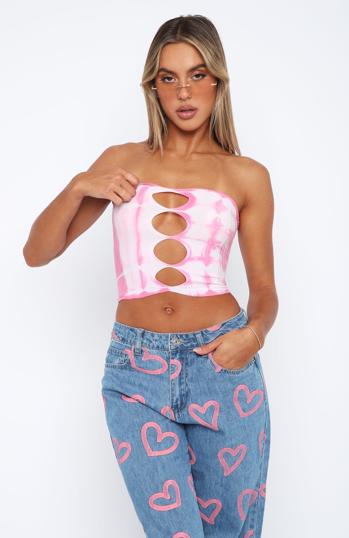 Toxic Love Crop Candy sold by White Fox Boutique product image thumbnail 3
