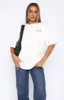 In Transit Oversized Tee White sold by White Fox Boutique