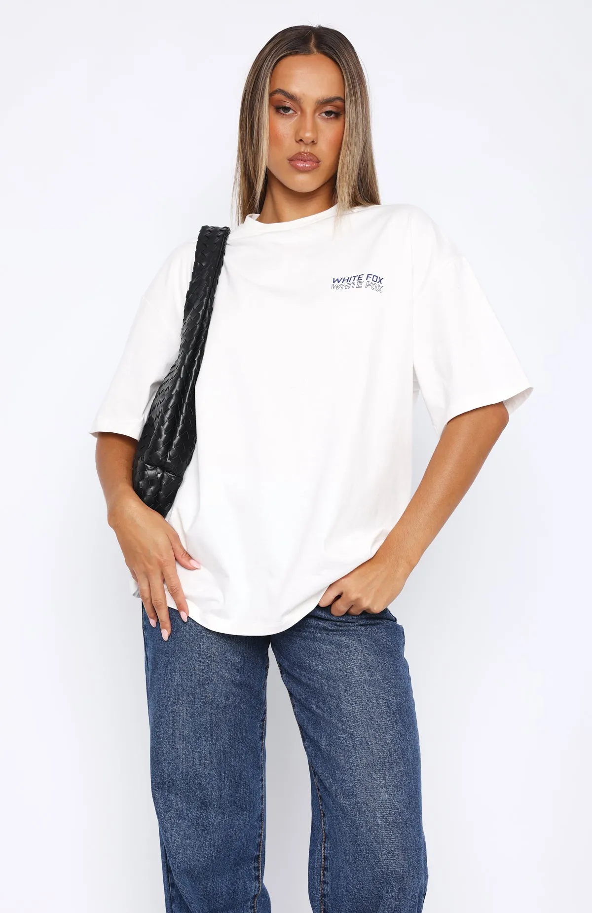 In Transit Oversized Tee White sold by White Fox Boutique product image thumbnail 2