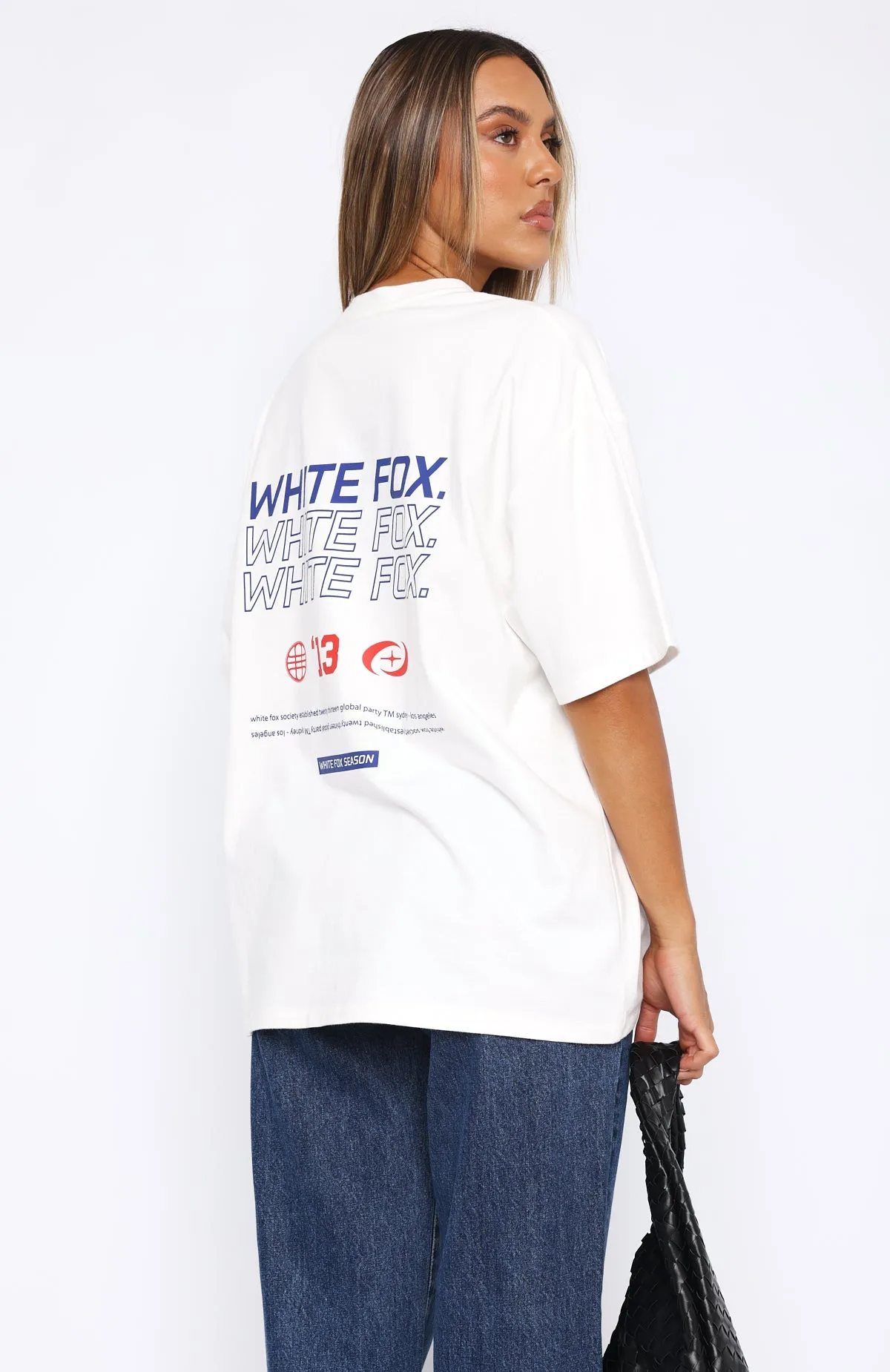 In Transit Oversized Tee White sold by White Fox Boutique product image thumbnail 4