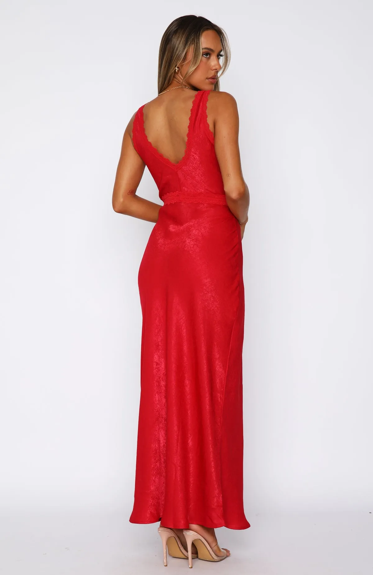 Event Ready Maxi Dress Cherry sold by White Fox Boutique product image thumbnail 4