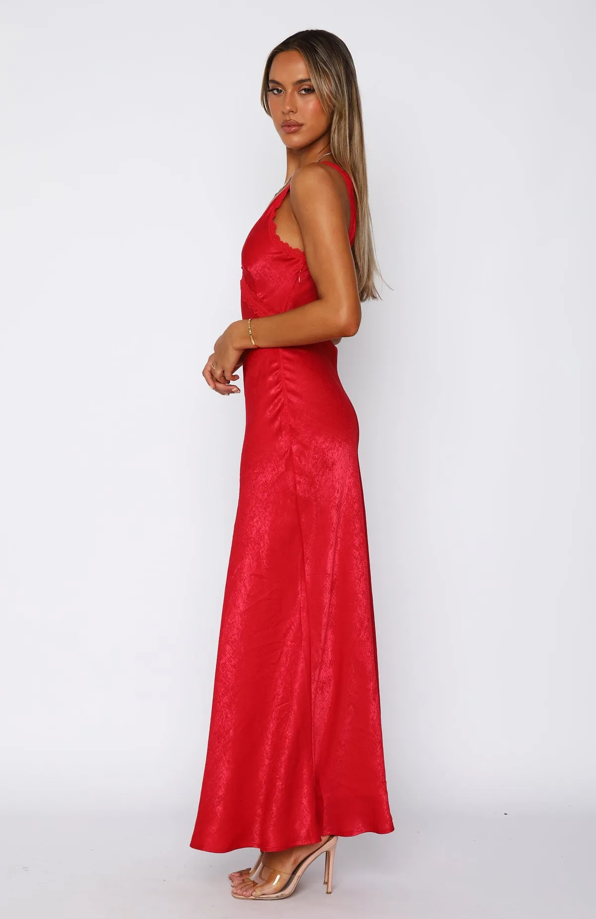 Event Ready Maxi Dress Cherry sold by White Fox Boutique product image thumbnail 3