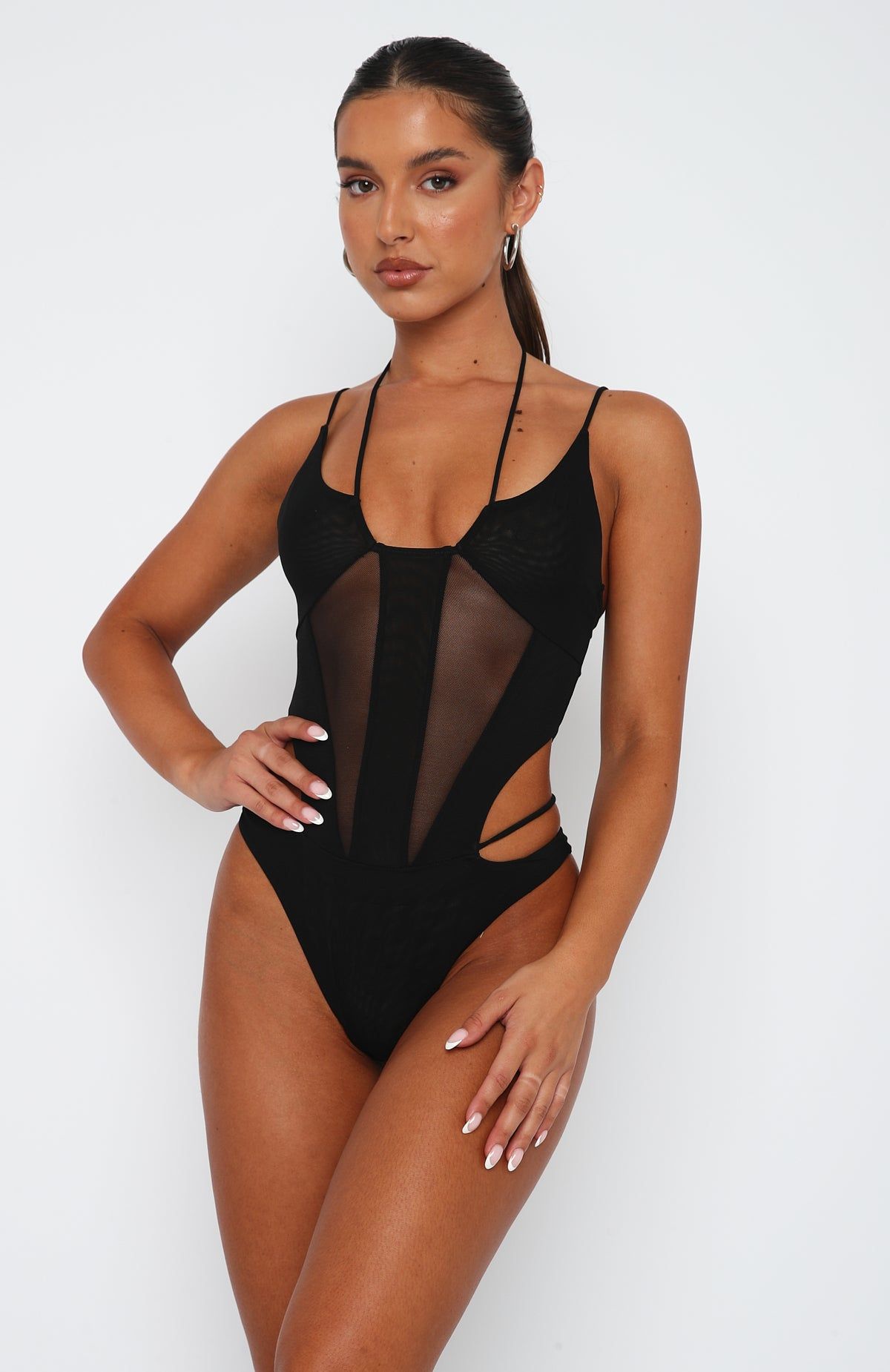 No Broken Hearts Bodysuit Black sold by White Fox Boutique product image thumbnail 2
