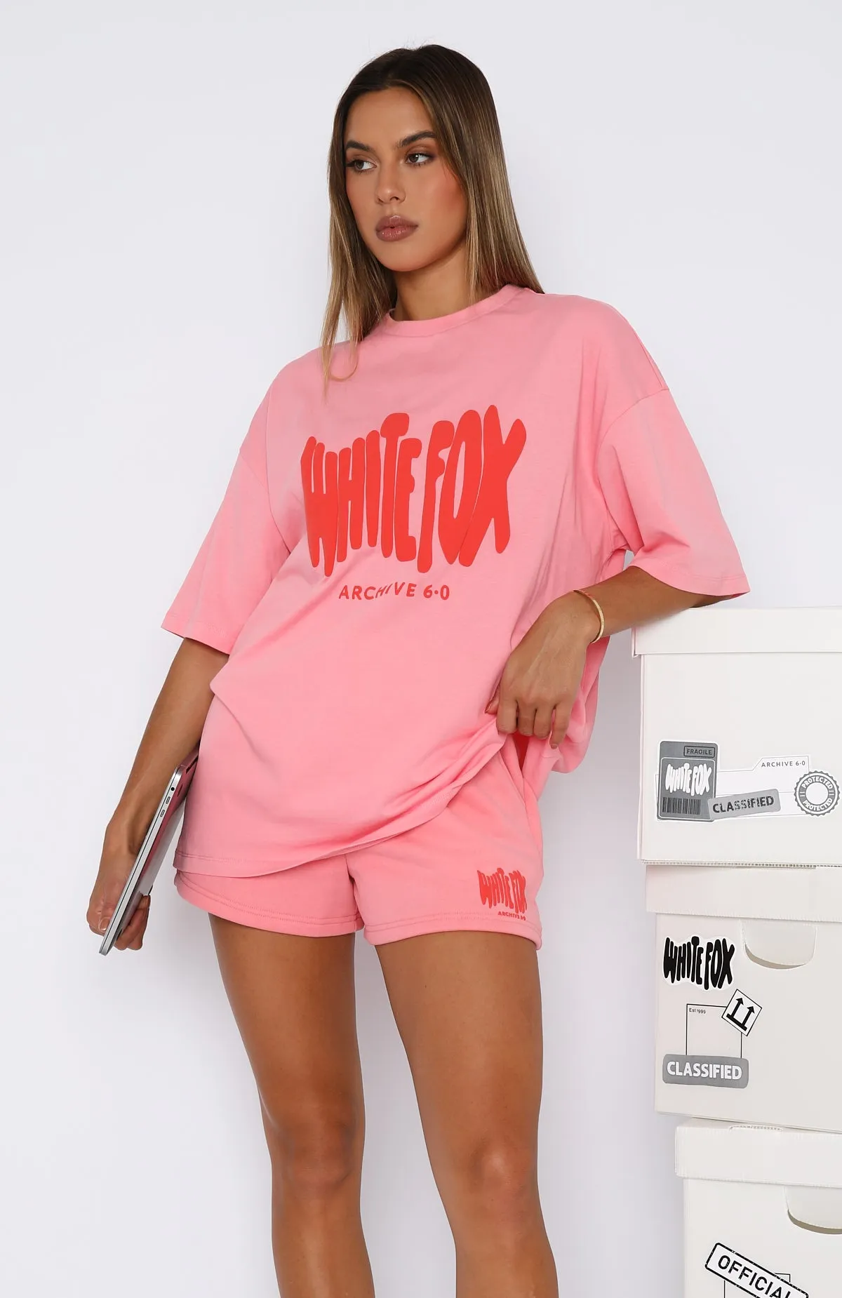 Archive 6.0 Oversized Tee Melon sold by White Fox Boutique product image thumbnail 2