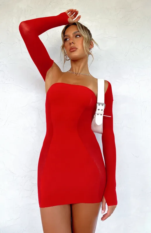 All Bets Off Mini Dress Red sold by White Fox Boutique