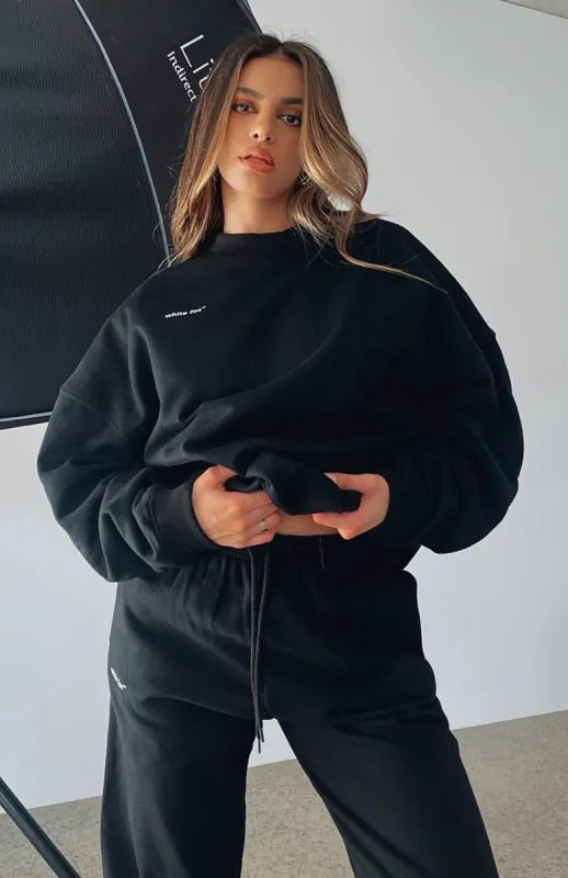 Own The Moment Sweater Black sold by White Fox Boutique