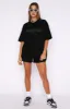 Offstage Oversized Tee Onyx sold by White Fox Boutique