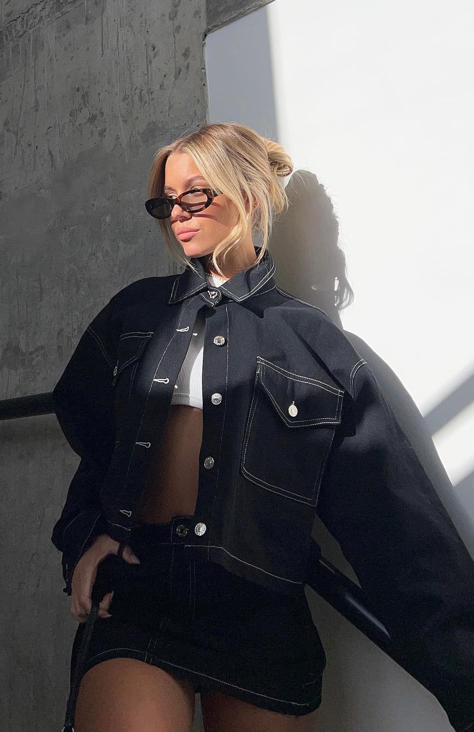 New Perspective Jacket Black sold by White Fox Boutique