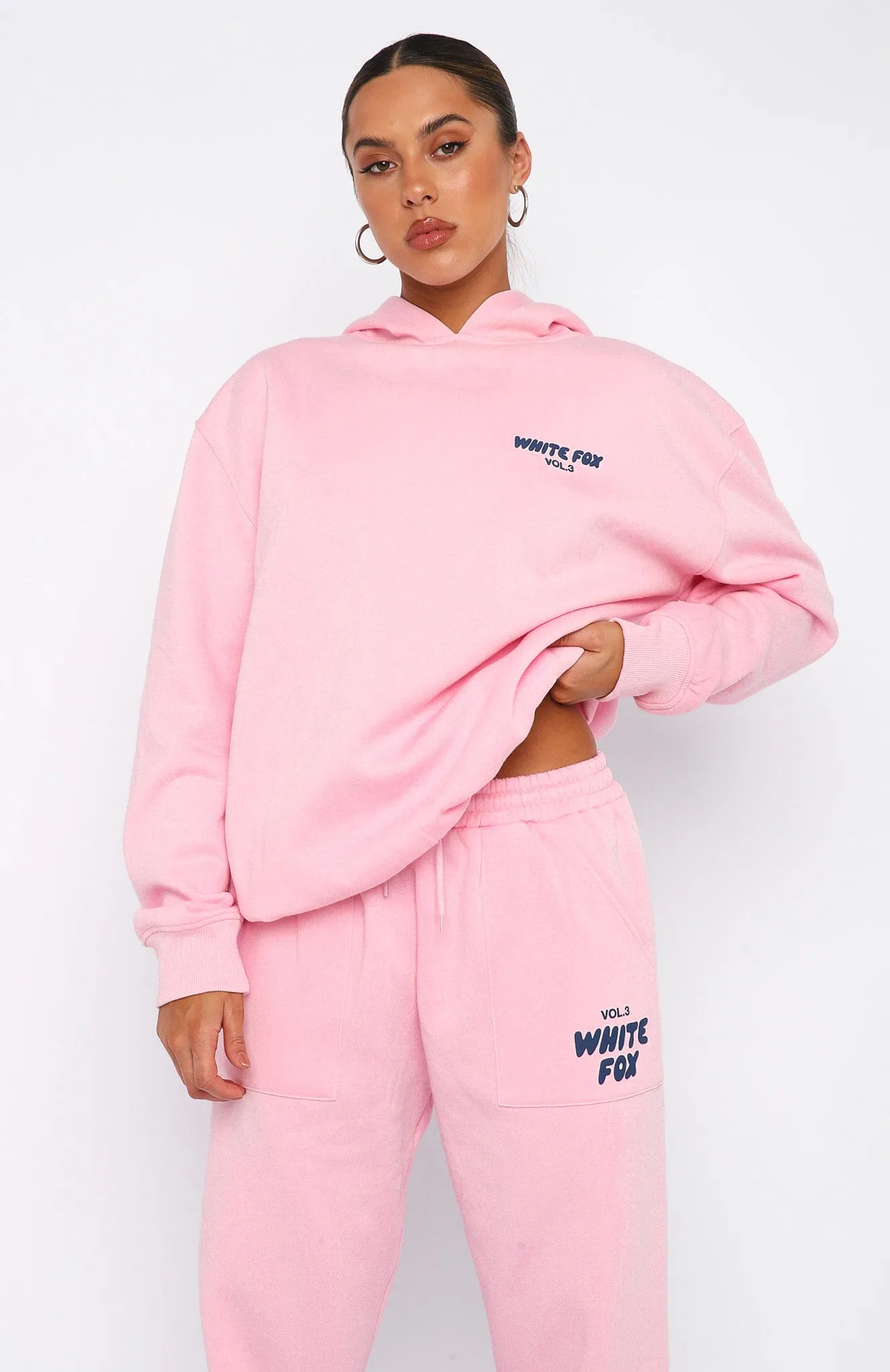 Offstage Hoodie Posy Pink sold by White Fox Boutique product image thumbnail 2
