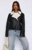 Stand By Me PU Jacket Black sold by White Fox Boutique
