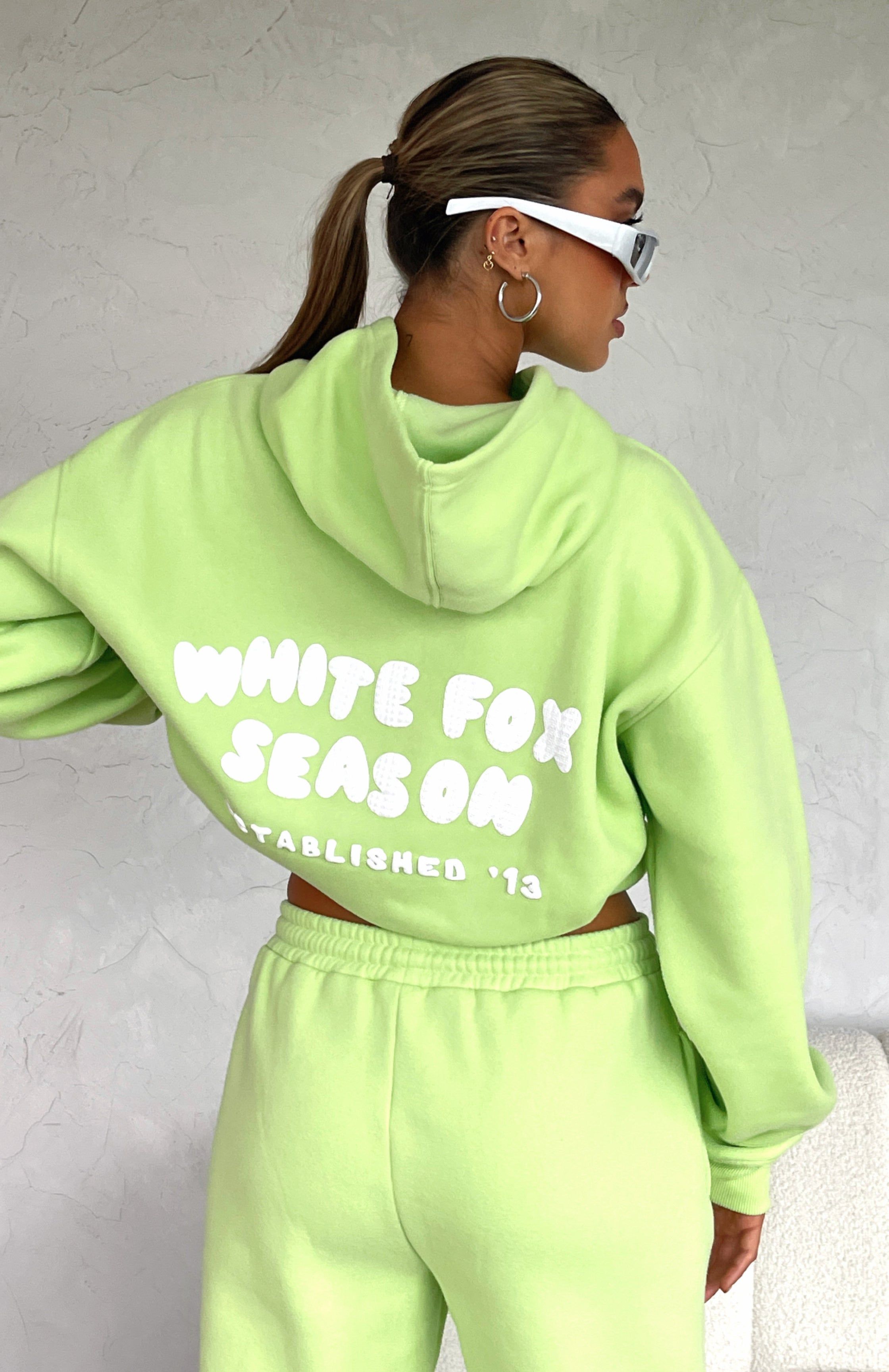 The Main Season Oversized Hoodie Neon Green sold by White Fox Boutique product image thumbnail 6