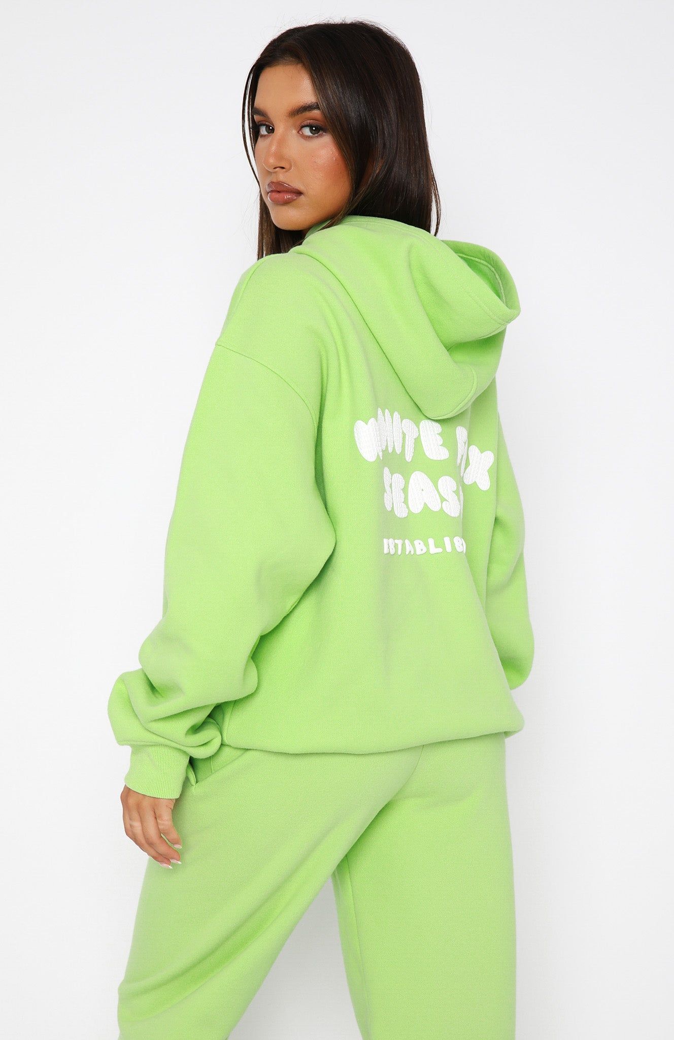 The Main Season Oversized Hoodie Neon Green sold by White Fox Boutique product image thumbnail 4