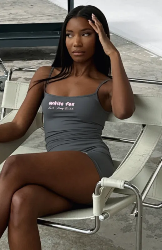 Era 8 Singlet Slate sold by White Fox Boutique