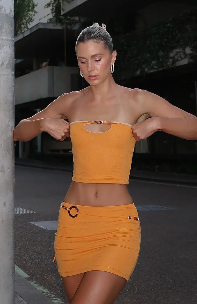 How Would You Feel Crop Mango sold by White Fox Boutique
