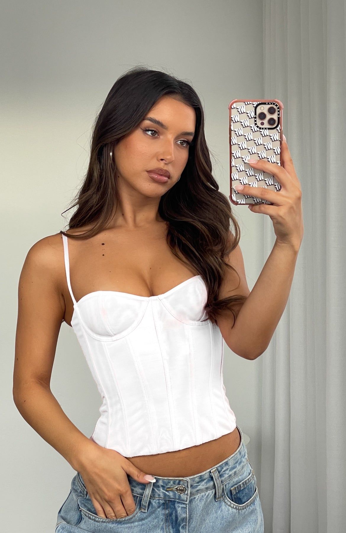 Been Waiting Bustier White sold by White Fox Boutique