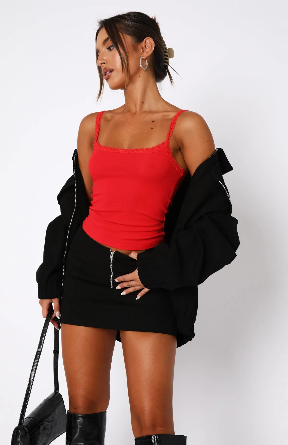 After Midnight Cami Red sold by White Fox Boutique product image thumbnail 3