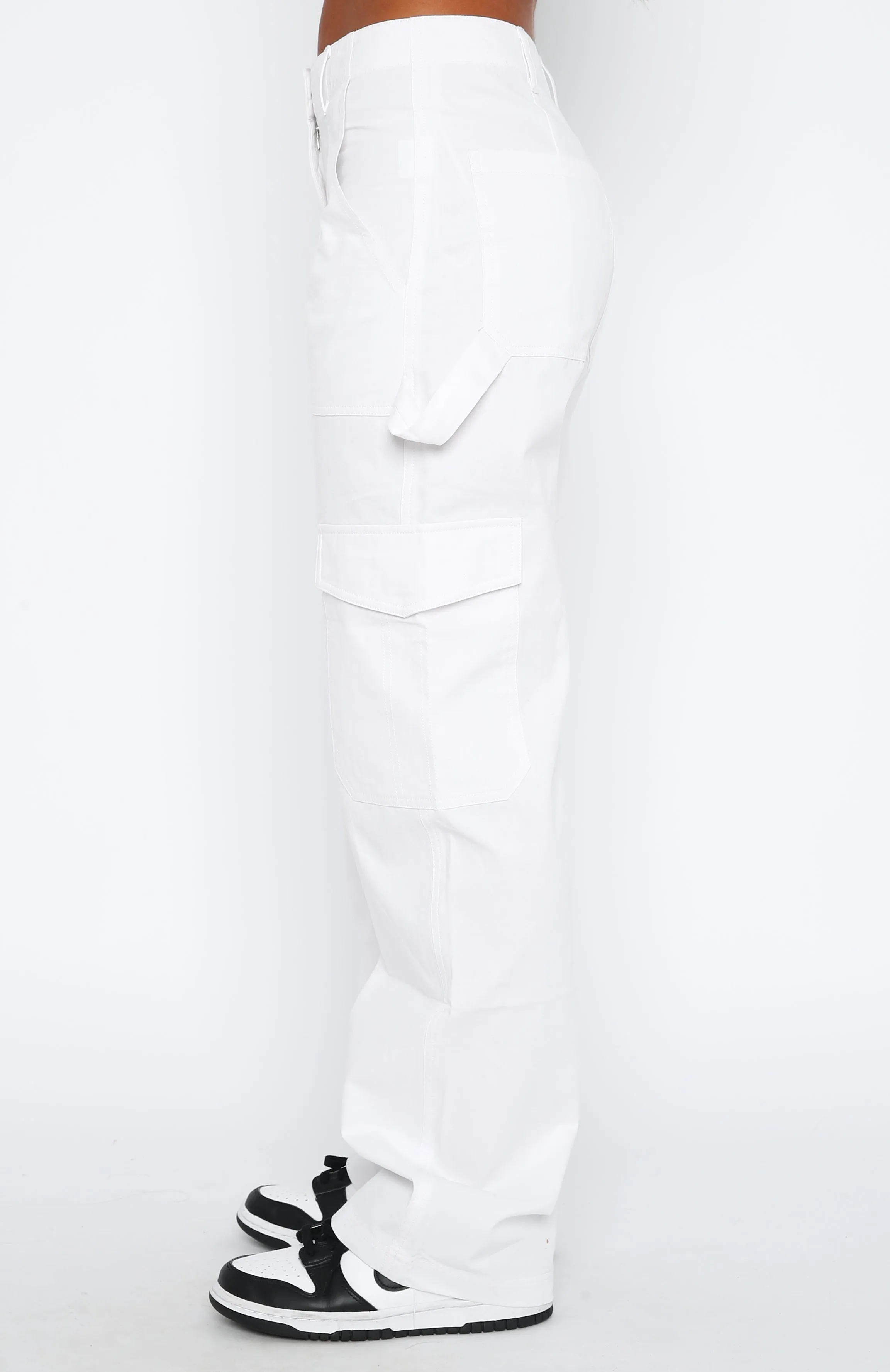 Know Your Worth Pants White sold by White Fox Boutique product image thumbnail 3