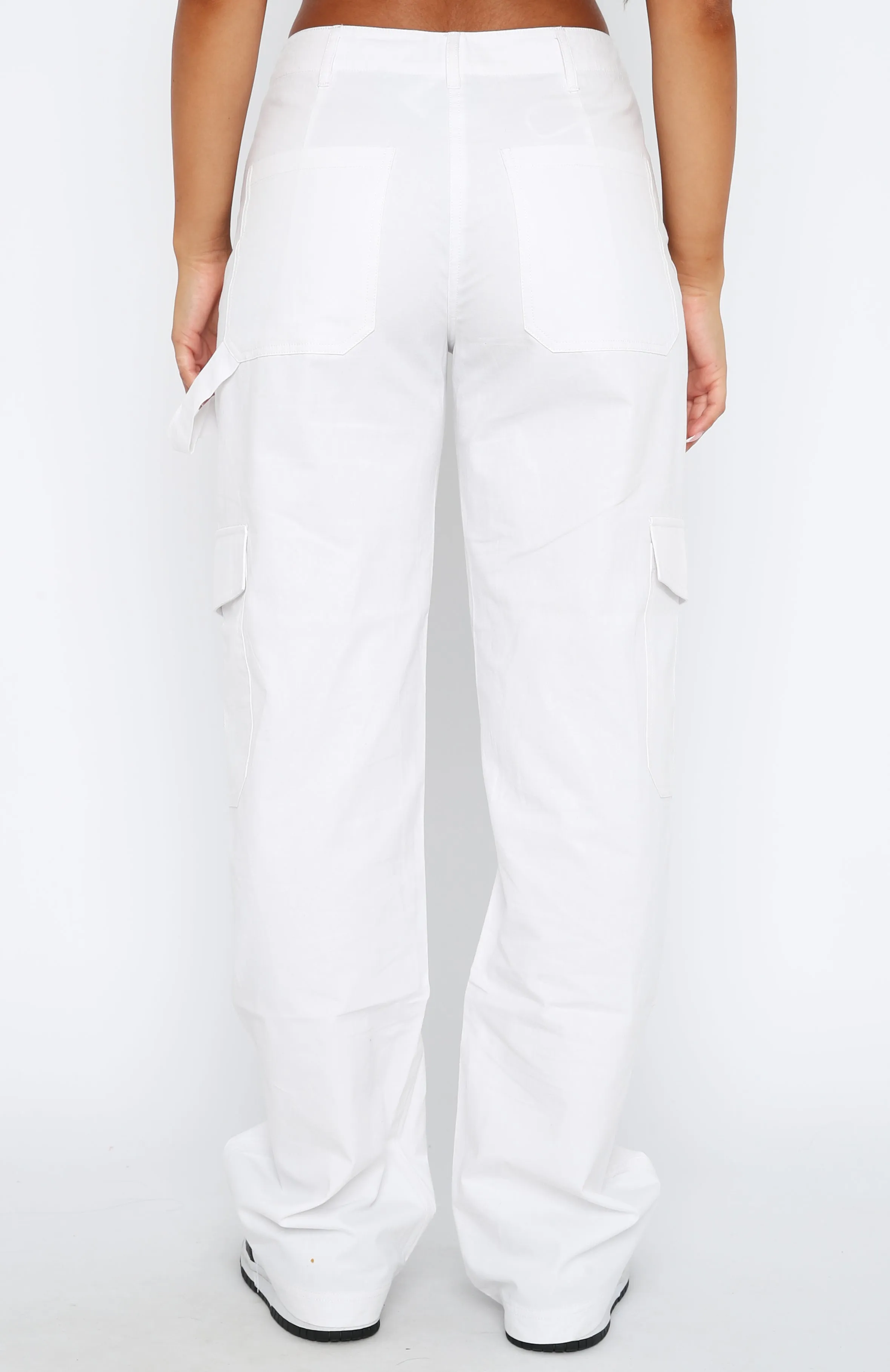 Know Your Worth Pants White sold by White Fox Boutique product image thumbnail 4