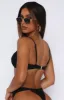 Blue World Bikini Top Black sold by White Fox Boutique