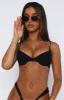 Blue World Bikini Top Black sold by White Fox Boutique
