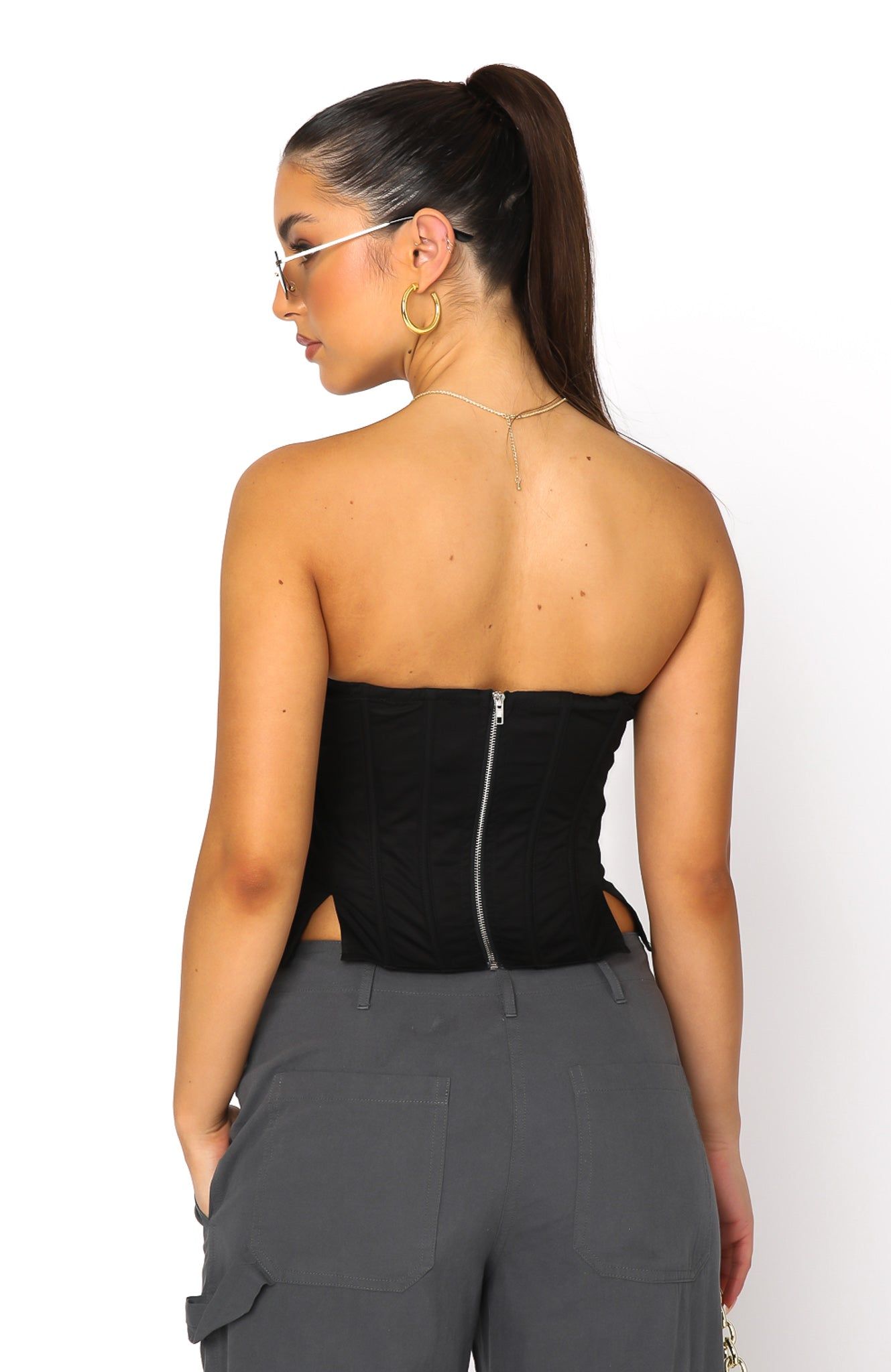 Always A Good Idea Bustier Black sold by White Fox Boutique product image thumbnail 4