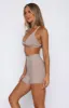High Definition Sports Bra Taupe sold by White Fox Boutique