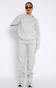 Future Forward Sweatpants Dark Grey Marle sold by White Fox Boutique
