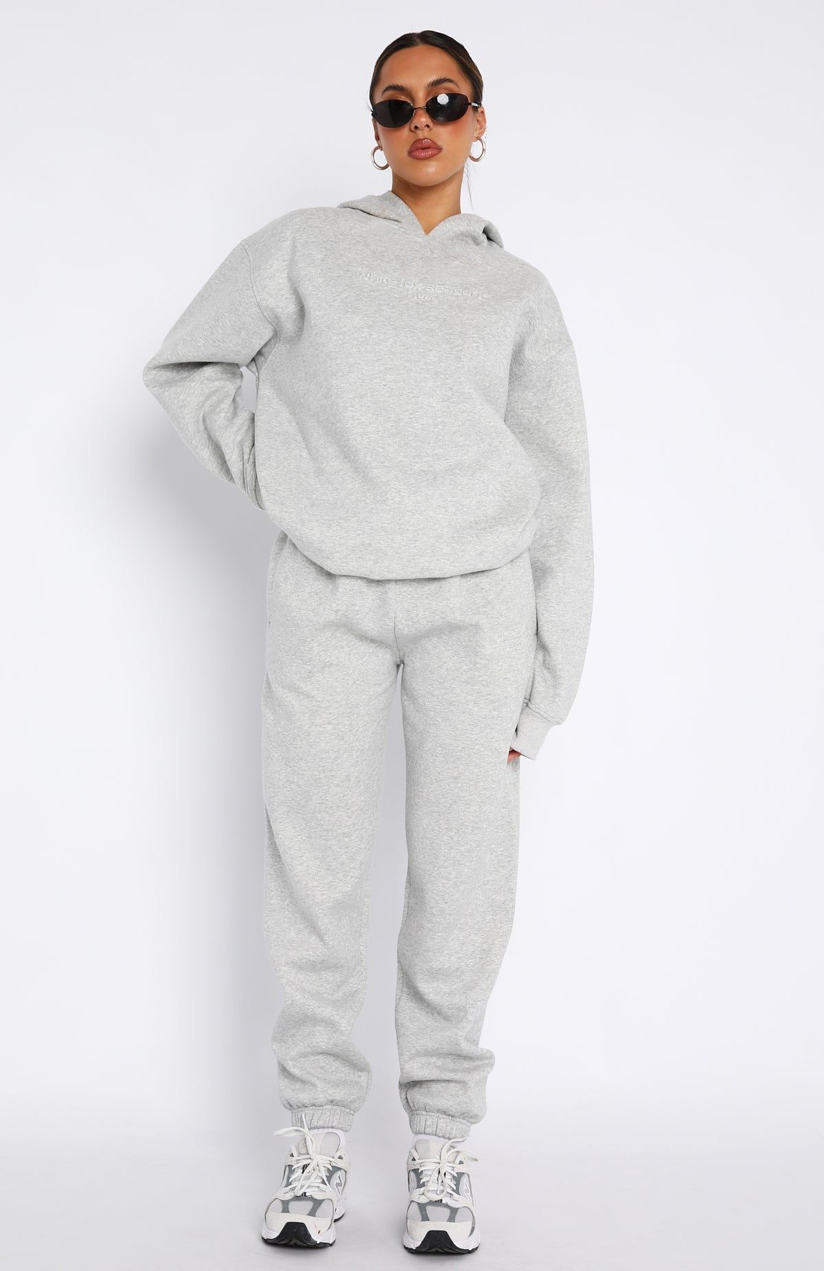 Future Forward Sweatpants Dark Grey Marle sold by White Fox Boutique product image thumbnail 2