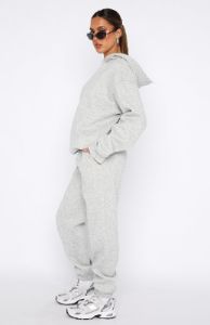 Future Forward Sweatpants Dark Grey Marle sold by White Fox Boutique