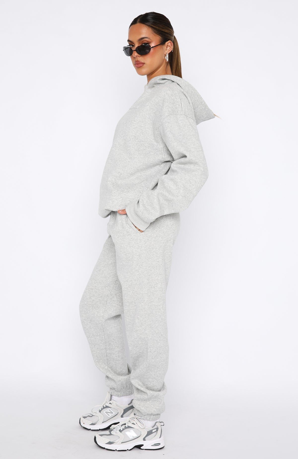 Future Forward Sweatpants Dark Grey Marle sold by White Fox Boutique product image thumbnail 3