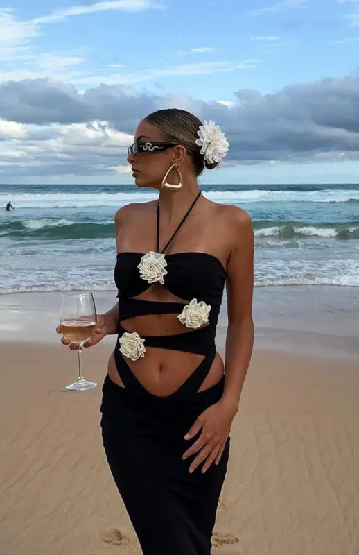 Sorrento One Piece Black sold by White Fox Boutique