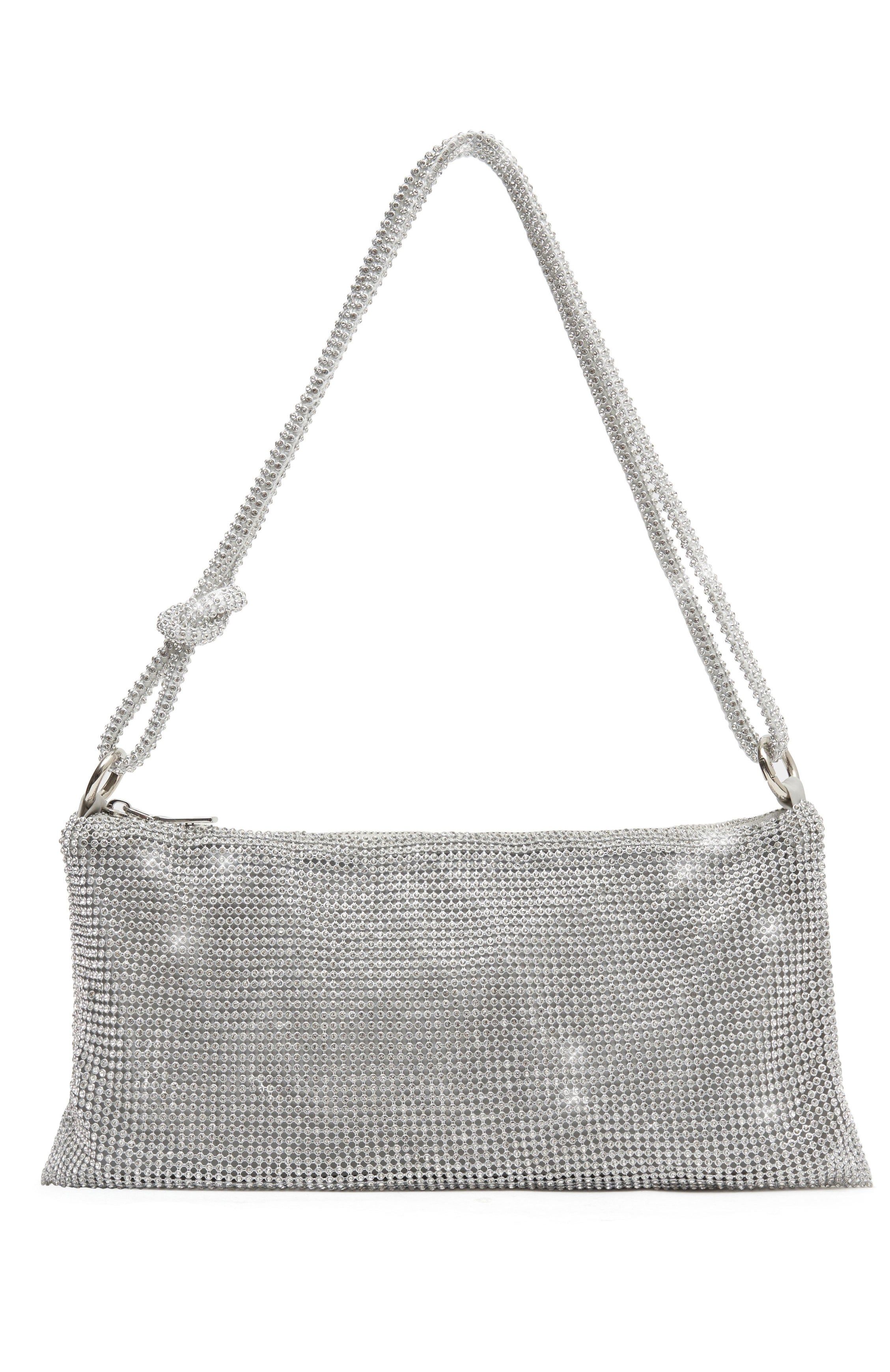 Blair Diamante Mesh Bag Silver sold by White Fox Boutique product image thumbnail 2