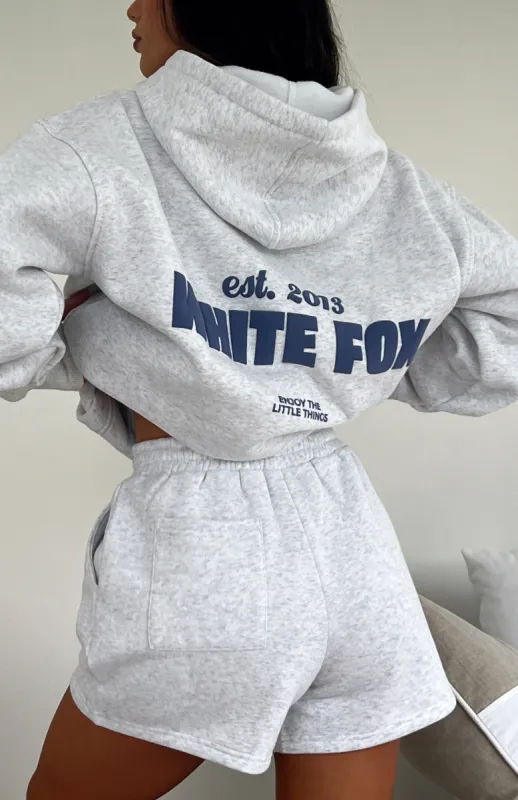 As You Please Oversized Hoodie Grey Marle sold by White Fox Boutique