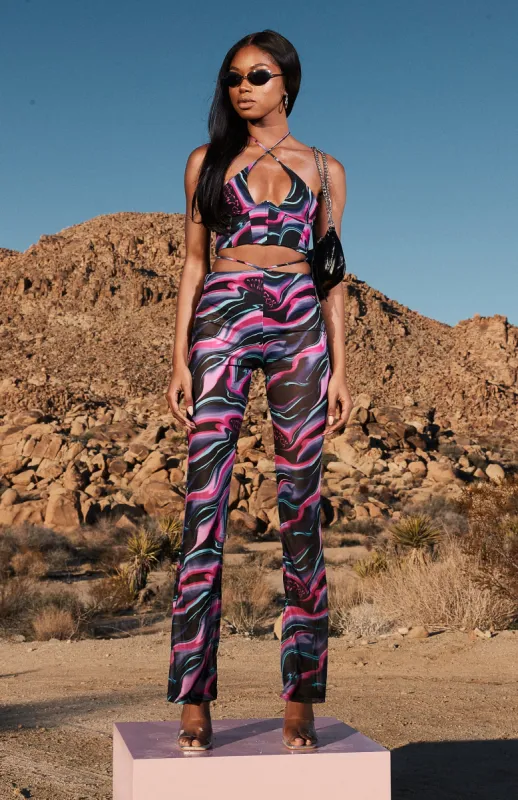 Rhythm Of The Night Pants Intergalactic sold by White Fox Boutique