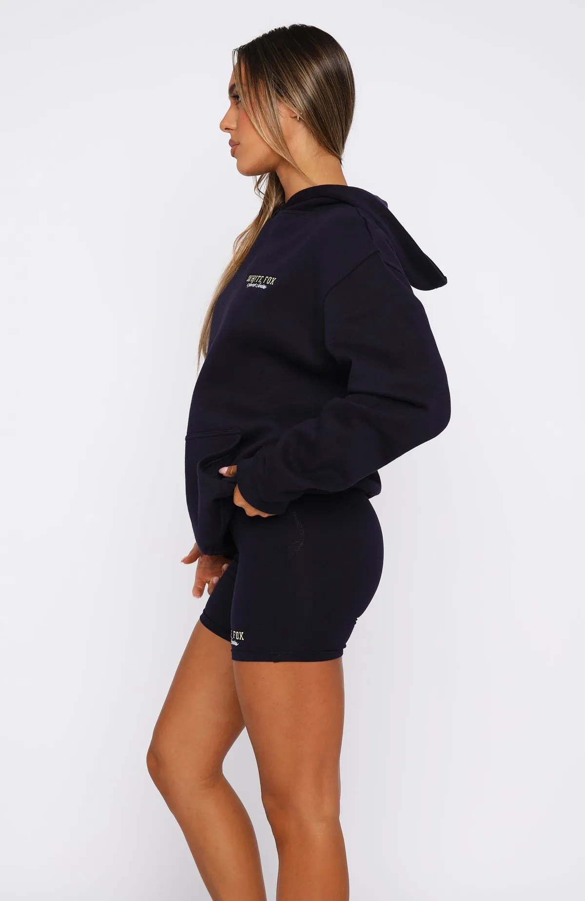 A Power Move Oversized Hoodie Navy sold by White Fox Boutique product image thumbnail 3
