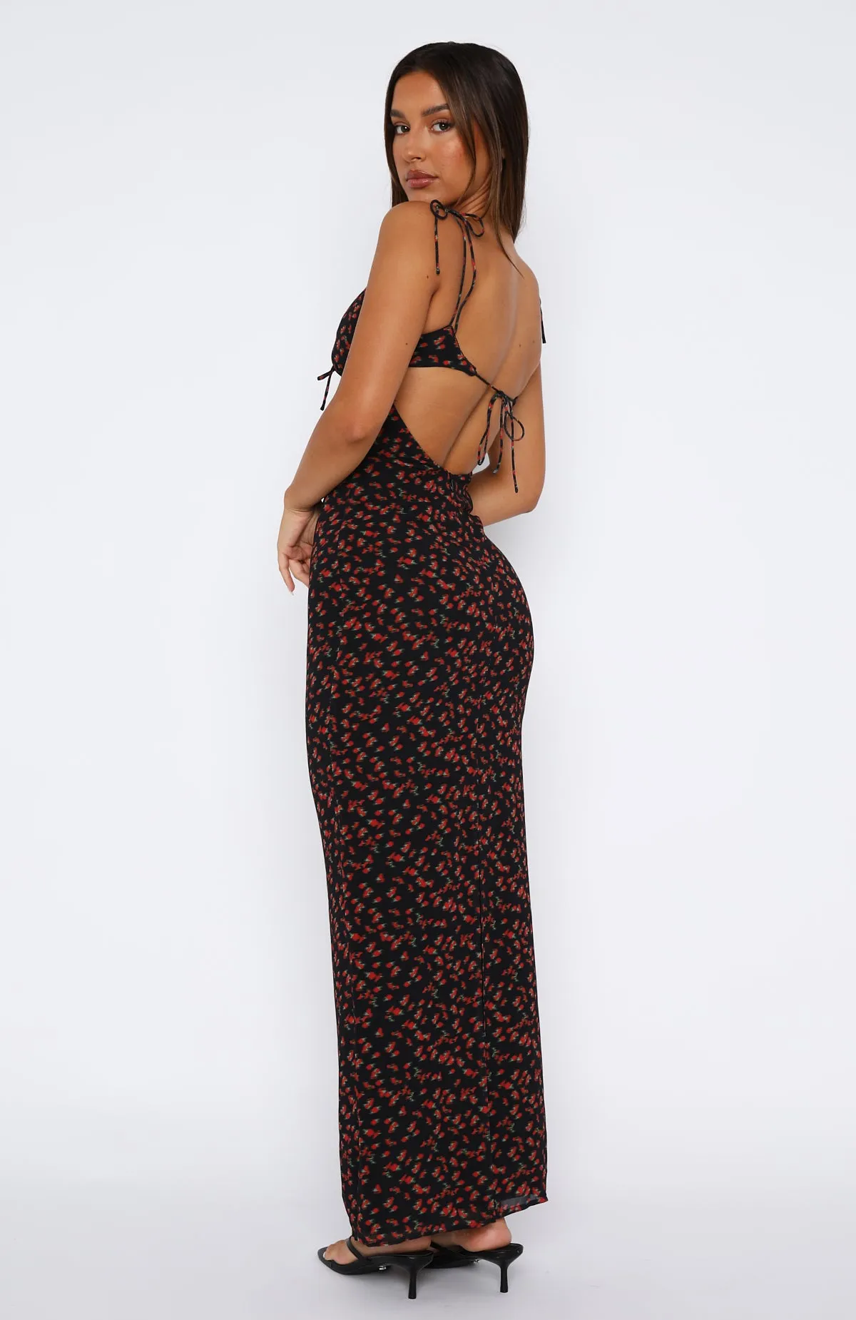 New Beginnings Maxi Dress Red Rose sold by White Fox Boutique product image thumbnail 4