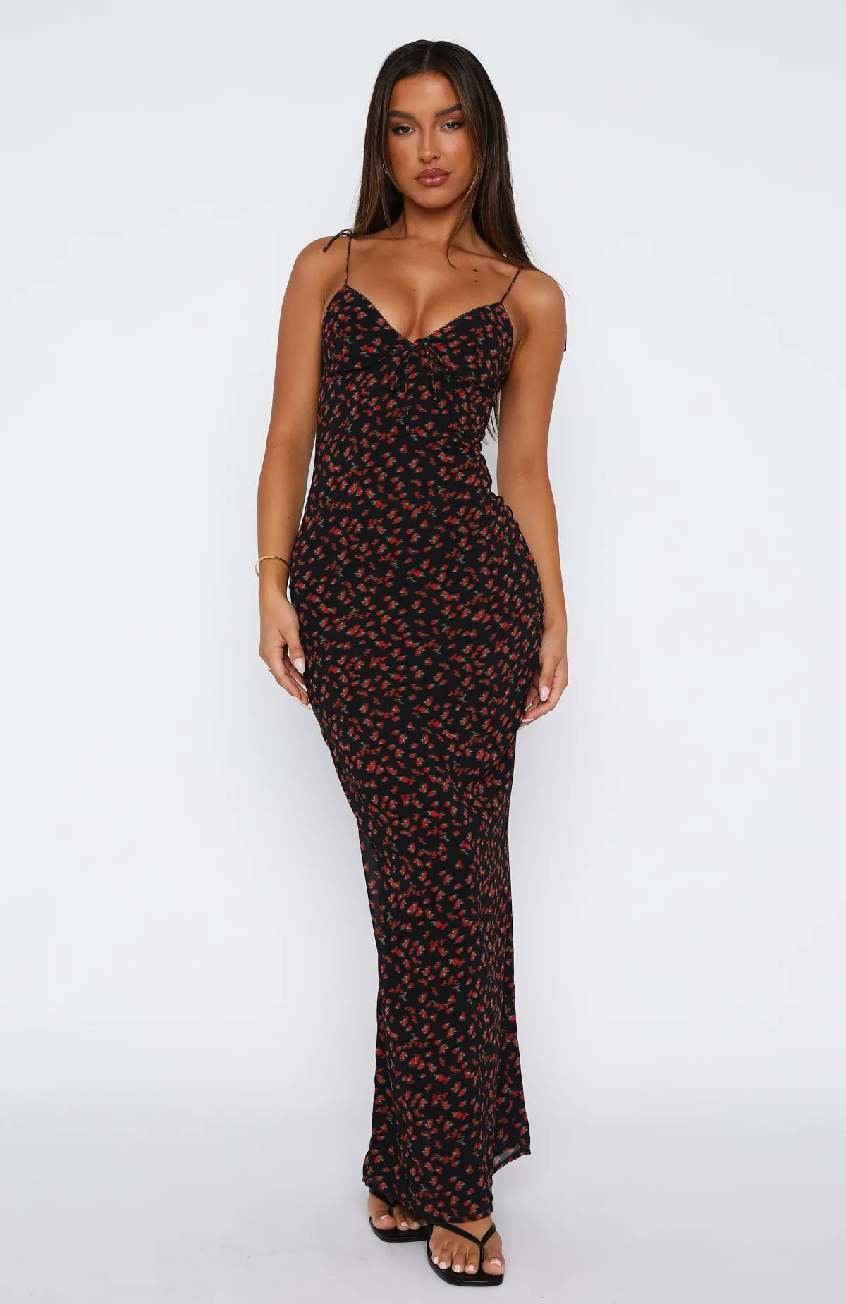 New Beginnings Maxi Dress Red Rose sold by White Fox Boutique product image thumbnail 2