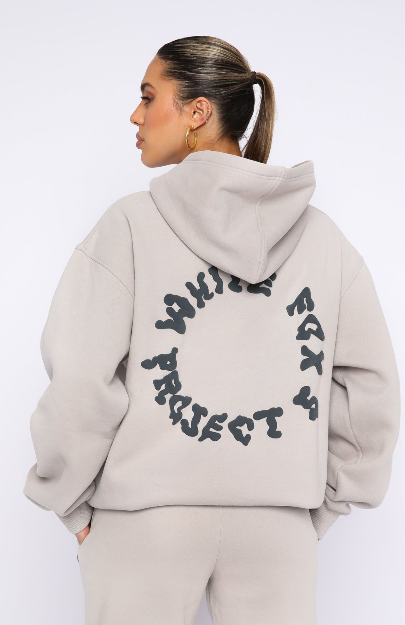 Project 5 Oversized Hoodie Lunar sold by White Fox Boutique product image thumbnail 4