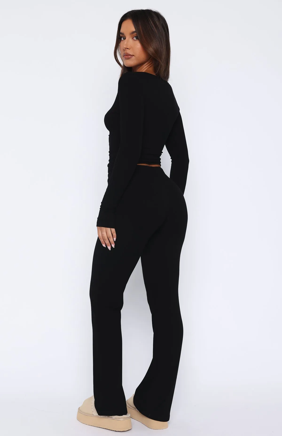 Don't Wake Me Up Pyjama Set Black sold by White Fox Boutique product image thumbnail 4